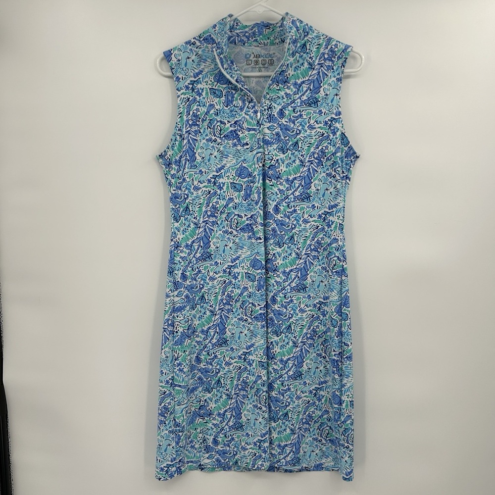 Ibkul Womens Sleeveless Dress Size S UPF 50 Resortwear Golf 1/4 Zip Athletic‎